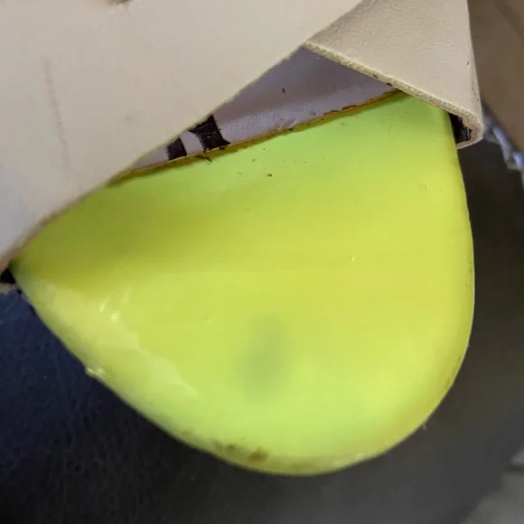 Sam & Libby color block wedge shoe with open toe with ankle strap size 9 - Picture 7 of 15